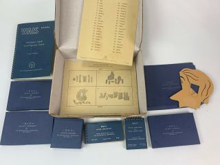 Vintage Wais Wechsler Adult Intelligence Scale Iq Test Kit Wais 1955