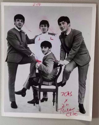The Beatles Press Photo Vintage Photograph 8x10 V4