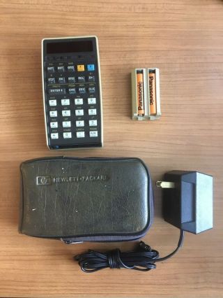 Hp - 25 Vintage Led Hewlett - Packard Scientific Calculator With Box