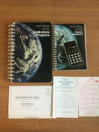 HP - 25 Vintage LED Hewlett - Packard Scientific Calculator with BOX 2
