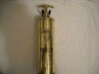 Vintage Brass General Fire Extinguisher " Chris - Craft 1942 - 1946 "