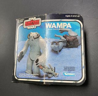 Vintage Star Wars Wampa And Htf Insert Vintage Kenner Hoth Esb