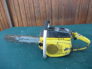 Vintage Mcculloch 6 - 10c Chainsaw Chain Saw With 15 " Bar