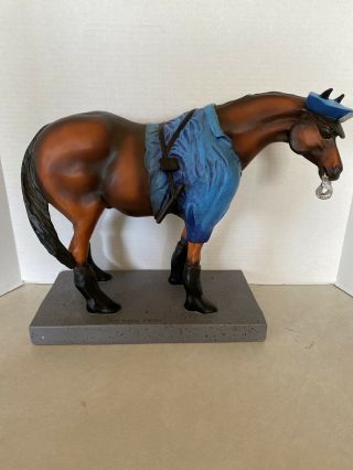 Extremely Rare Xtra Large " A - 1 Horse Patrol " Trail Of Painted Ponies Statue