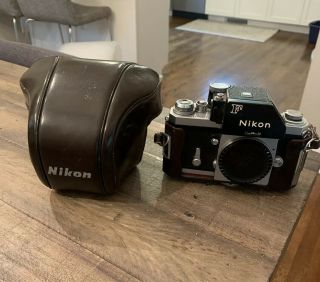 Nikon F Photomic Vintage 35mm Slr Film Camera With Case Ser 7116607