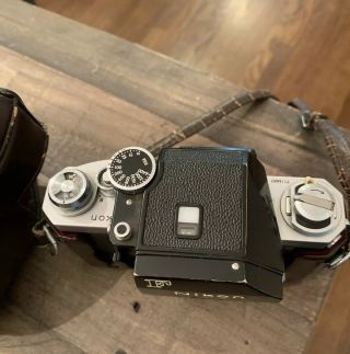 Nikon F Photomic Vintage 35mm SLR Film Camera with Case Ser 7116607 3