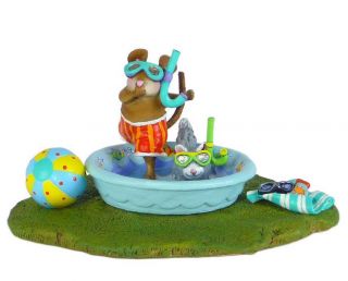 Wee Forest Folk Pool Pals,  M - 486x,  Mouse Expo 2015 Event Swimming Mouse