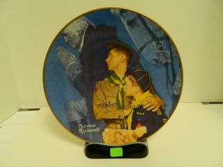 Norman Rockwell’s 1950 Boy Scouts Plate Of “our Heritage”.