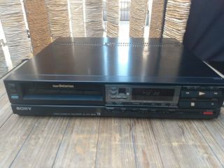 Vintage Sony Betamax Video Cassette Recorder Model Sl - 300
