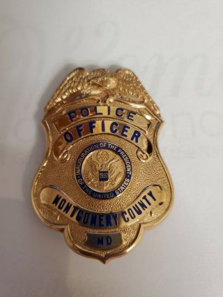 Montgomery County Maryland Police Presidential Inauguration Badge 1997