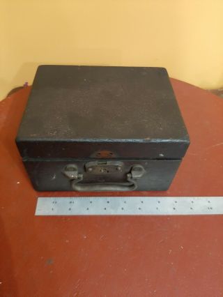 Antique Vintage Crosby Steam Engine Indicator Tool Pressure Gage Box 1882 2013