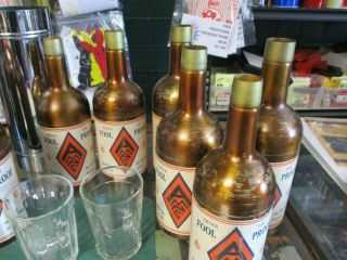 Vintage Abbott Magic Multiplying Bottles 9 Bottle Set 2