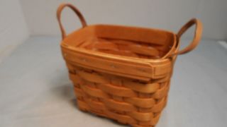 Henn Basket Leather Handles 7 X 5