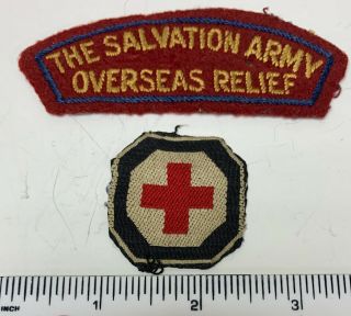 Salvation Army Wwi Overseas War Service Patches