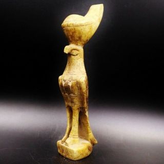 Rare Ancient Egyptian Antique Stone Statue Figure Of Falcon God Horus