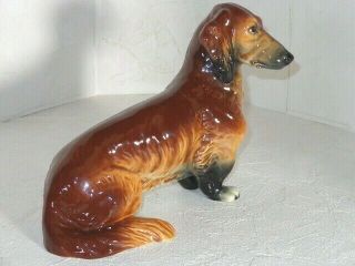 Large Vintage Goebel Dog Figurine DACHSHUND Long Haired 3