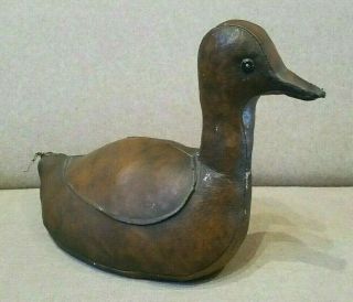 Rare Vintage Leather Abercrombie Fitch Dimitri Omersa Duck