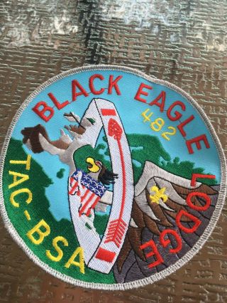 Boy Scouts Of America - Tac Black Eagle Lodge 482 Large Patch