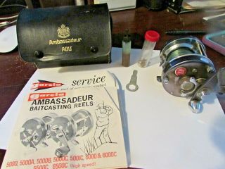 Vintage Abu Garcia Ambassadeur 5500c Reel W/ Kit 730801