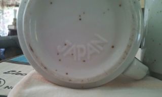 Vintage Set of 2 Bird Coffee Mug Tea 10 oz Cup Stoneware Speckled. 3