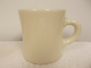 Vintage Victor China White Heavy Porcelain Coffee Tea Cup Mug Restaurant Ware