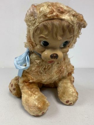 Vintage Rushton Rubber Faced Lion With Growler