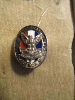 Vintage B.  S.  A.  (boy Scouts) Sterling Silver Eagle Scout Pin In Orig.  Box 1922