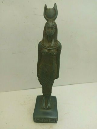 Rare Ancient Egyptian Antique Isis Statue 1515 - 1453 Bc