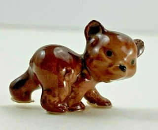 Vintage Cute Baby Bear Hagen Renaker Miniature Figurine 0.  5 Inch Tall