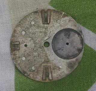 Vintage Aquastar Chronograph Dial.  Valjoux 23 Missing Feet
