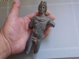 Circa 200 - 300 Ad Ancient Roman Bronze Fragment Of Apollo