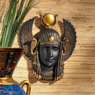 Ancient Egyptian Protector Of Egypt Goddess Wall Sculptural Decor