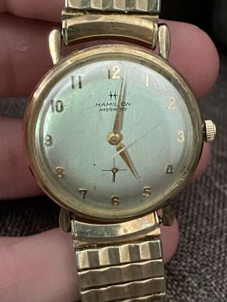 Vintage Men’s Hamilton Masterpiece Mechanical Watch - 10k Gold Filled