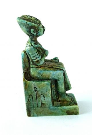 Ancient Egyptian Civilization Osiris Statue Egyptian Antiques Amulet Sculpture 3