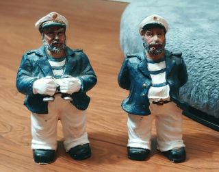 Set Of 2 Vintage Miniature Nautical Captain Sailor Pipe Binoculars Fast Ship