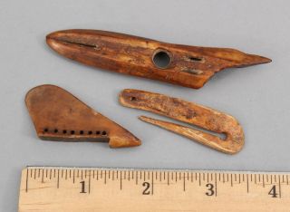 Ancient Antique Northwest Coast Inuit/Eskimo Harpoon Fish Hook Fishing Artifacts 2