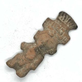Rare Pre - Columbian Mayan Artifact Antiquity Pottery Central America Idol Effigy
