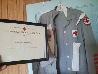 Vintage Red Cross Volunteer 1950 