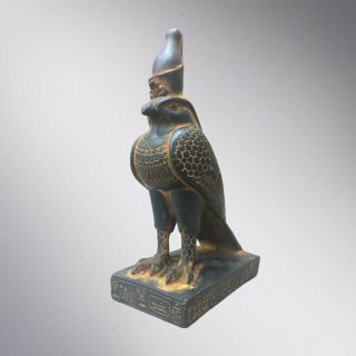 Rare Ancient Egyptian Horus Goddess Falcon Statue God Of The Sky Stone
