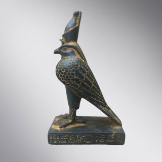 RARE Ancient Egyptian HORUS Goddess Falcon Statue God Of The Sky STONE 3