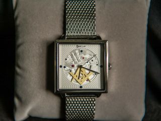 - Barclay Master Mason Wrist Watch,  One of 250 - RARE 3