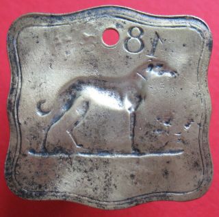 Poland - old 1880 (Danzig - Gdańsk))  dog license tax tag - more on ebay.  pl 2