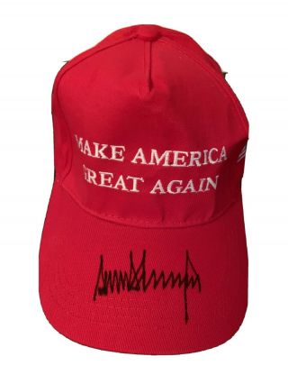 President Donald J.  Trump Signed Hat Make America Great Again