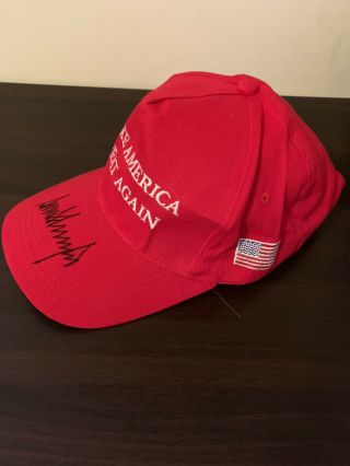 President Donald J.  Trump Signed Hat Make America Great Again 3