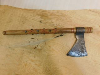 Vintage Antique Hand Forged Tomahawk Axe Hatchet