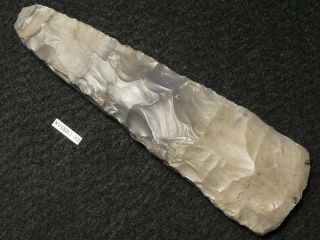 4800y.  O: Wonderful Adze Ax 144mms Danish Stone Age Neolithic Flint Single Grave
