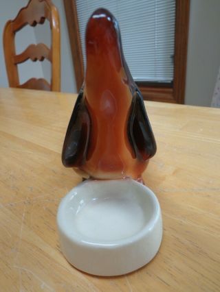 Vintage Freeman - McFarlin Ceramic Dachshund Dog Figurine Planter/Cache 3