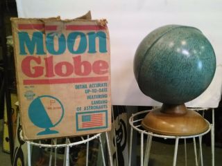 Moon Globe 1969 Apollo 981 Moon Landingohio Art Toy