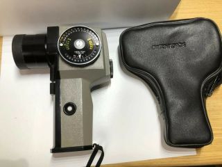 Vtg Pentax Spotmeter V Exposure Meter With Wrist Strap,  Cap & Case