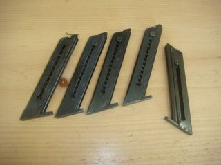 High Standard 10 Round Capacity Magazines Vintage Models - 5 Mags